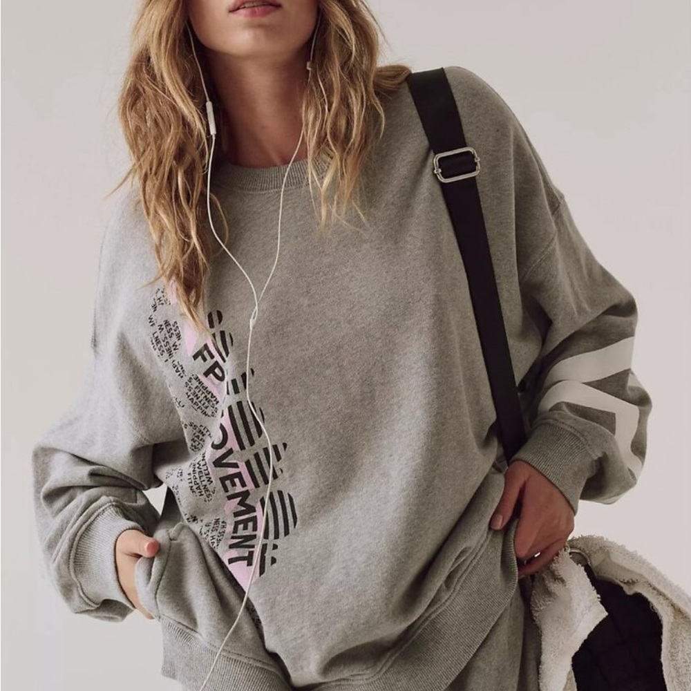 FP Movement by Free People Gray Sweatshirt